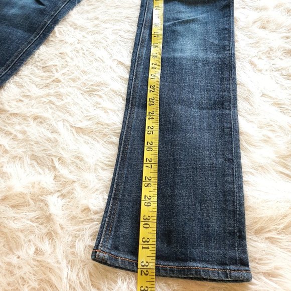 J. Crew Women's Matchstick Stretch Blue Dark Wash Mid Rise Jeans Size 27R - Picture 12 of 12